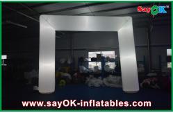 China Large White Light Inflatable Entrance Arch Big Rental Inflable Arch Price Event Advertisement supplier