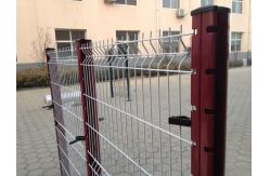 China Triangular Bending Wire Mesh Fence 3D V Mesh Powder Coating supplier