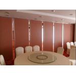 Movable Sliding Sound Proof Partitions Fire Resistant Melamine Surface for sale