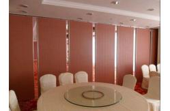China Movable Sliding Sound Proof Partitions Fire Resistant Melamine Surface supplier