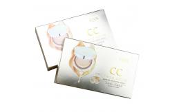 China Printed Luxury Gold Cosmetic Paper Box Packaging Custom Embossed Box Factory supplier