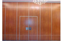 China Aluminium Frame Sliding Folding Soundproof Movable Partition Walls Wooden Banquet Hall Partitions supplier