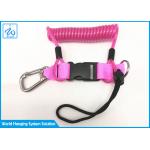Strong PU Anti Lost Retractable Safety Lanyards for sale