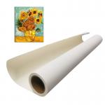 Waterproof 220gsm Matte Polyester Canvas Roll For Digital Printing for sale