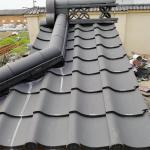Artisanal Japanese Ceramic Roofing Tile Insulating Clay Handmade Craftsmanship Enhances Classic Architecture for sale