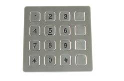China Vandal Resistant Phone Keyboard , Stainless Steel Keypad With 16 Keys supplier