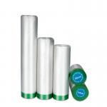 4-64Fold Acrylic Adhesive Pre Taped Waterproof Moisture Proof Masking Film For Decoration for sale