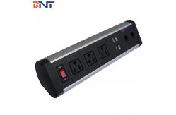 China Customizable Movable Desktop Power Outlet For Office / Home / School supplier