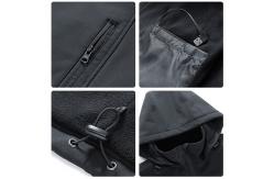 China Graphene Electric Heated Vest Jacket Fast heating With Detachable Hood OEM supplier