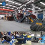 Tyre Shredder Recycling Machine Rubber Crusher Production Line for sale
