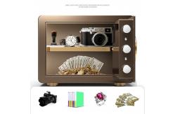 China Home Brown Digital Electronic Security Safe Box More Storage Space supplier