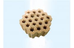China Fireclay Checker Fire Proof Brick / Lattice Insulating Refractory Brick For Stove supplier