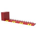Hydraulic Remote Road Tyre Killer With Spike Anti Terrorist Heavy Duty Solid A3 Material for sale