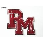 Two Letter Monogram Chenille Embroidery Patches Sewing Embroidered for sale