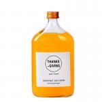 Sturdy Empty Soda Bottles , Flat Small Juice Bottles With Screw Metal Cap for sale