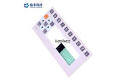 China Polyester PET Flat Membrane Switch , Metal Dome Membrane Switch Customized Design supplier