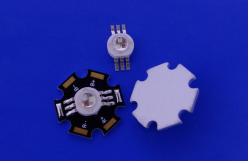 China 3w RGB High Power LED Light Emitting Diode With Star PCB and led optical lens supplier