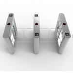 Single Entrance Swing Access Control Turnstile Gate , Waist High Turnstile DC24V for sale