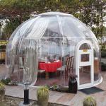 Outdoor 6m Geodesic Dome Diameter 5m Transparent Igloo Tent for sale