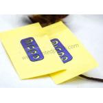 SGS OEKO Raised 2D Heat Transfer Rubber Logo Blue Color for sale