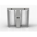 Entrance Control Security Full Height Turnstile Turn Style Door With Double Passage for sale