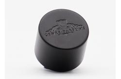 China Ungrave Logo Matte Black Perfume Bottle Caps Match With FEA15mm Perfume Pump supplier