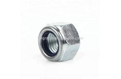China Fine Pitch DIN 985 Hexagon Nylon Insert Lock Nuts ZINC PLATED supplier