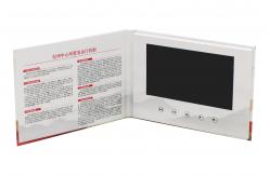 China 7 inch Video Name Cards LCD Brochure for Advertising supplier