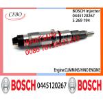 BOSCH 0445120267 Neutral Diesel Fuel Injector Assembly 0445120267 5269194 For CUMMINS/HINO Engine for sale