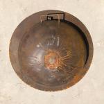 31.5 Inch Wood Burning Fire Pits ISO9001 Wall Mounted Fire Pit  Rustic