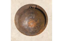 China 31.5 Inch Wood Burning Fire Pits ISO9001 Wall Mounted Fire Pit  Rustic supplier