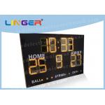 Electronic Baseball Scoreboards For Little League Wireless / Wire Software Controller for sale