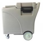 Adjustable 200lb Mobile Ice Caddy Plastic With Wheels for sale