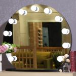 High Output Makeup Mirror With Lights Customizable Illuminated Makeup Mirror for sale