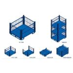 Waste Treatment Metal Stackable Storage Cage Steel Collapsible Wire Mesh Container