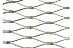 China Flexible Stainless Steel Ferrule Rope Mesh For Safety Zoo Mesh supplier