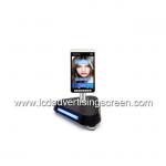 Floor Stand Or Desktop 8 Inch Android LCD Advertising Screen Temperature Detector With Led Light One Year Warranty for sale