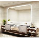 Touch Sensor Frameless Lighted Bathroom Mirror High Reflection Wall Hanging for sale
