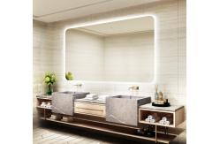 China Touch Sensor Frameless Lighted Bathroom Mirror High Reflection Wall Hanging supplier