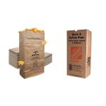 Extra Large Recyclable Lawn Paper Bags Custom Lining Thickness for sale