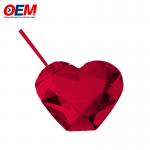 PP Double Wall Cup With Straw OEM Sweet Heart 450ml Plastic Water Cup for sale