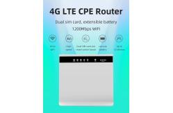 China Unlocked 4G LTE Modem Router With Dual SIM Card Slot Detachable Cellular Antennas supplier