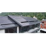 BIPV Integrated Mono Solar Panel Floor Tiles Renewable Flat Photovoltaic Solar Tiles 40W for sale