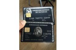 China Custom 0.8mm Metal Bank Card With SLE4442 Contact Chip Magnetic Stripe supplier
