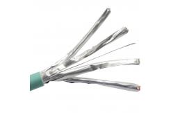 China Symmetrical Indoor Ethernet Cable Shielded Twisted Pair CAT6A Communication supplier