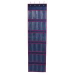 24 PVC Pockets Nonwoven Over The Door Shoe Organizer for sale