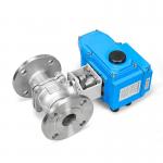 Stainless Steel Flanged Ball Valves , Electric Motorized Ball Valve for sale