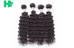 China 10A Grade Remy Unprocessed Smooth Human Brazillian Hair Weft , Peruvian Virgin Hair Extension supplier