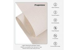 China Fire Retardant Polyester Roller Blinds Solar Sunscreen Roller Blind Sunscreen Fabric supplier
