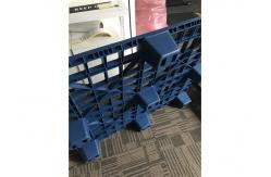 China Blue Durable Block Plastic Shipping Pallets , Easy To Carry Plastic Storage Pallets supplier